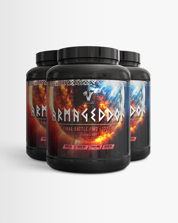 3 x PWO Pre workout - Viking Power Armageddon - Sour Cola