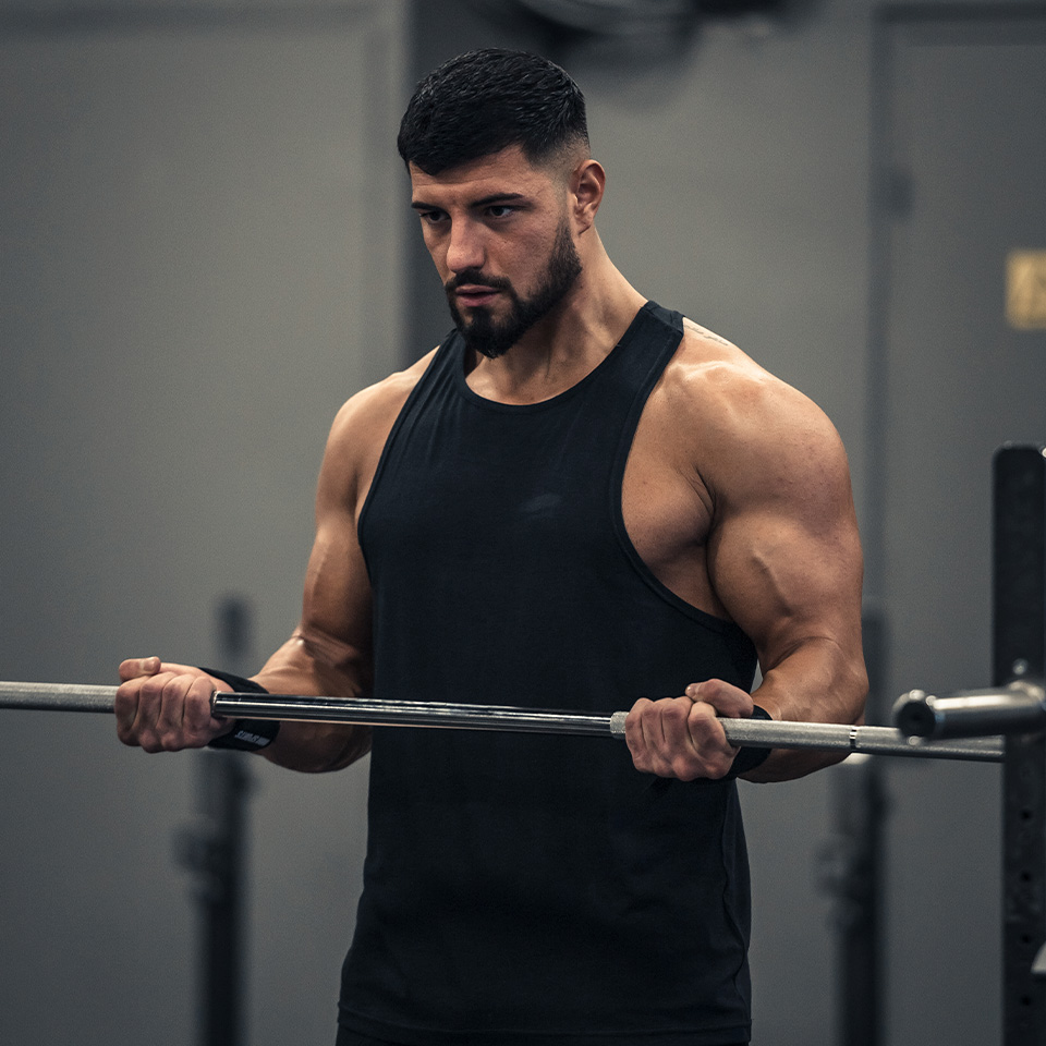 Novo masculino esportes fitness tanque topo grade singlet muscle