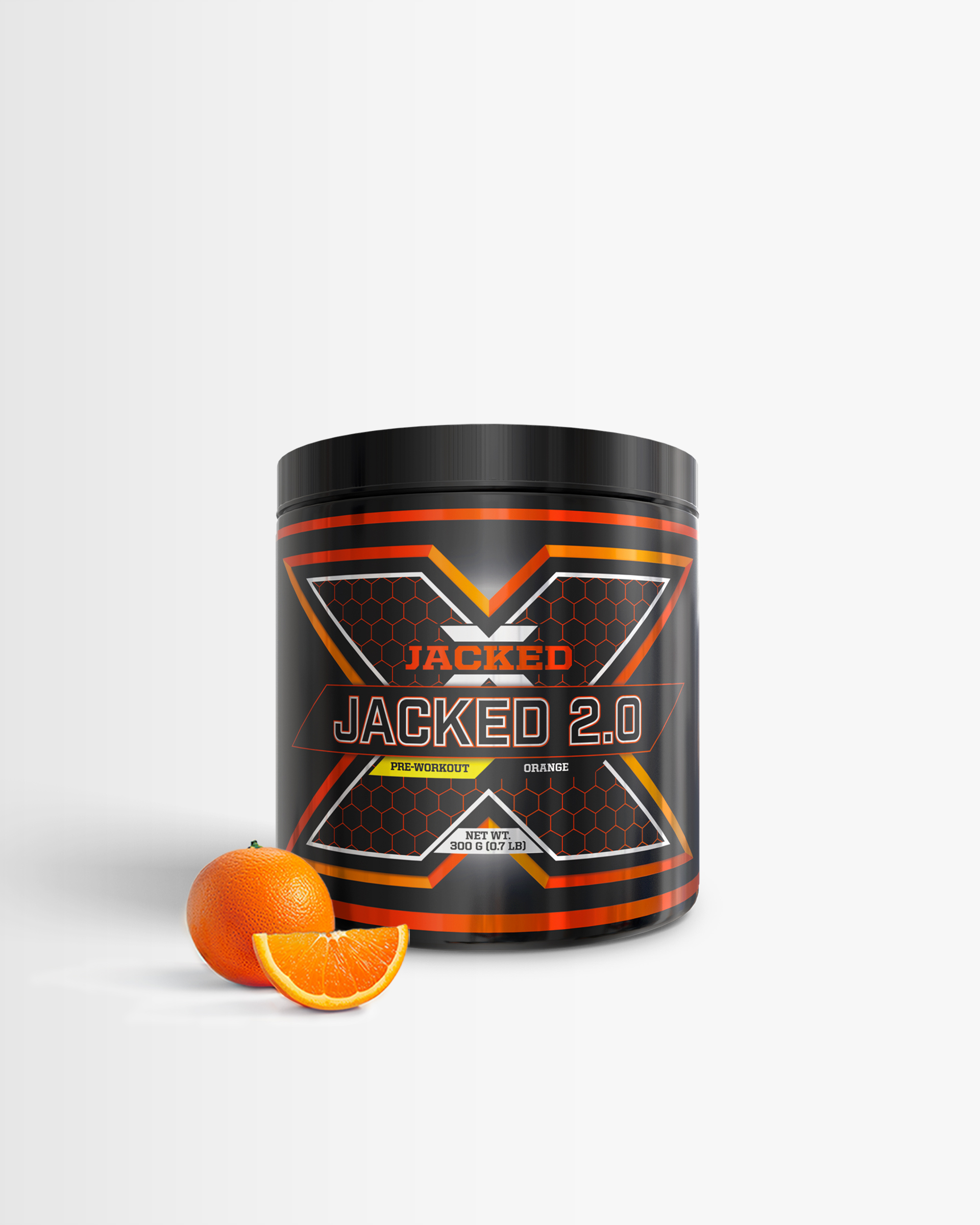 3 x Jacked 2.0 - Pwo, Pre-Workout - Orange