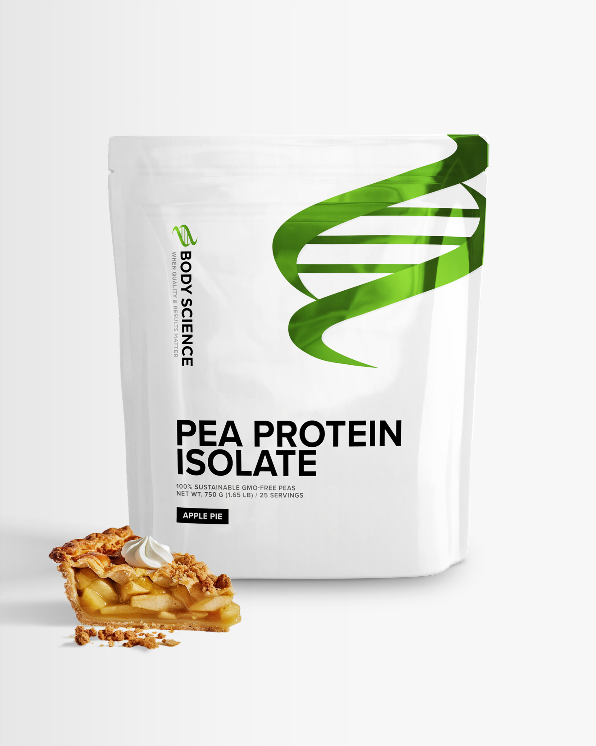 4 x Body Science Pea Protein Isolate - 750g - Apple Pie