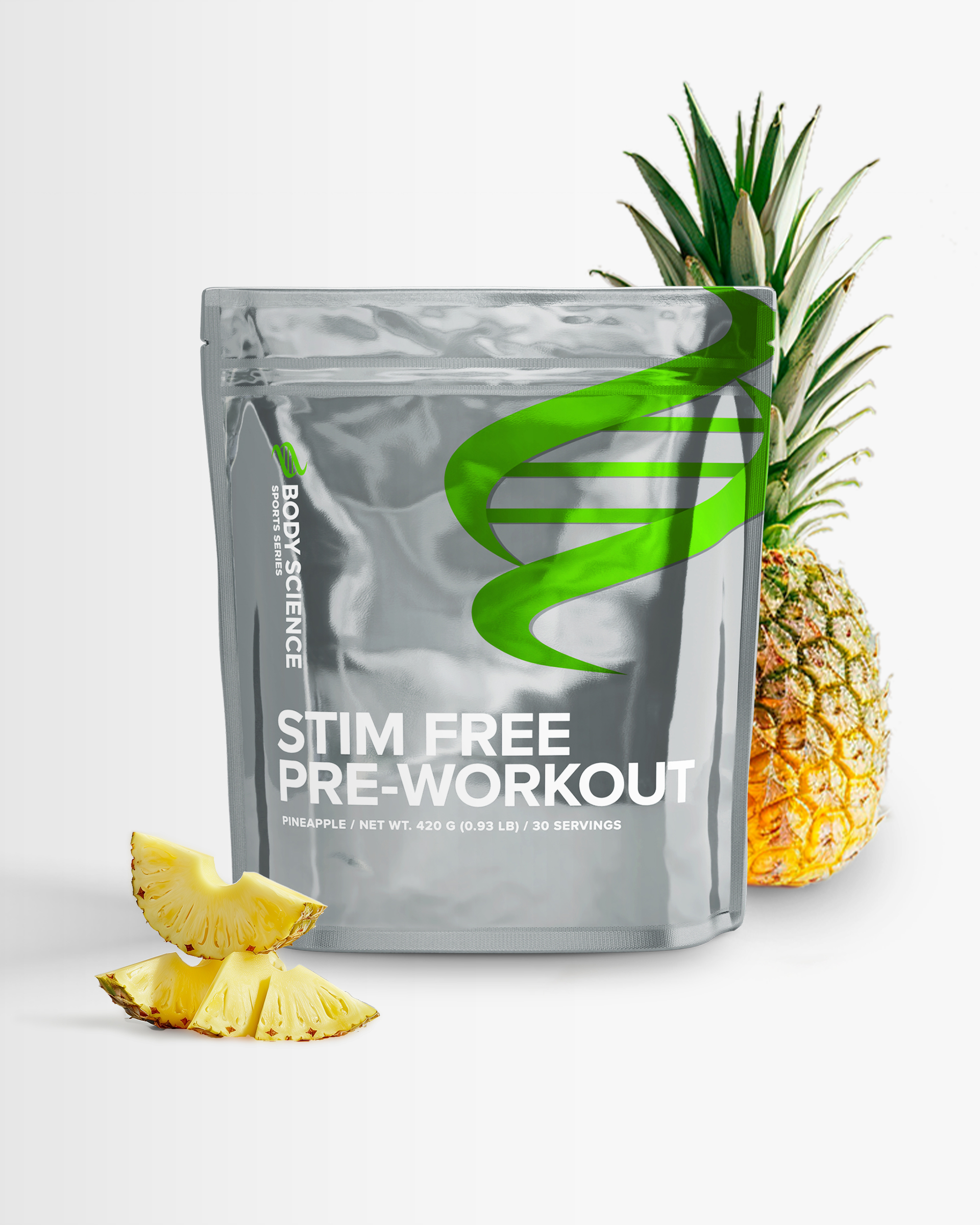 3 x PWO - Pre workout - Body Science Sports Series Pineapple