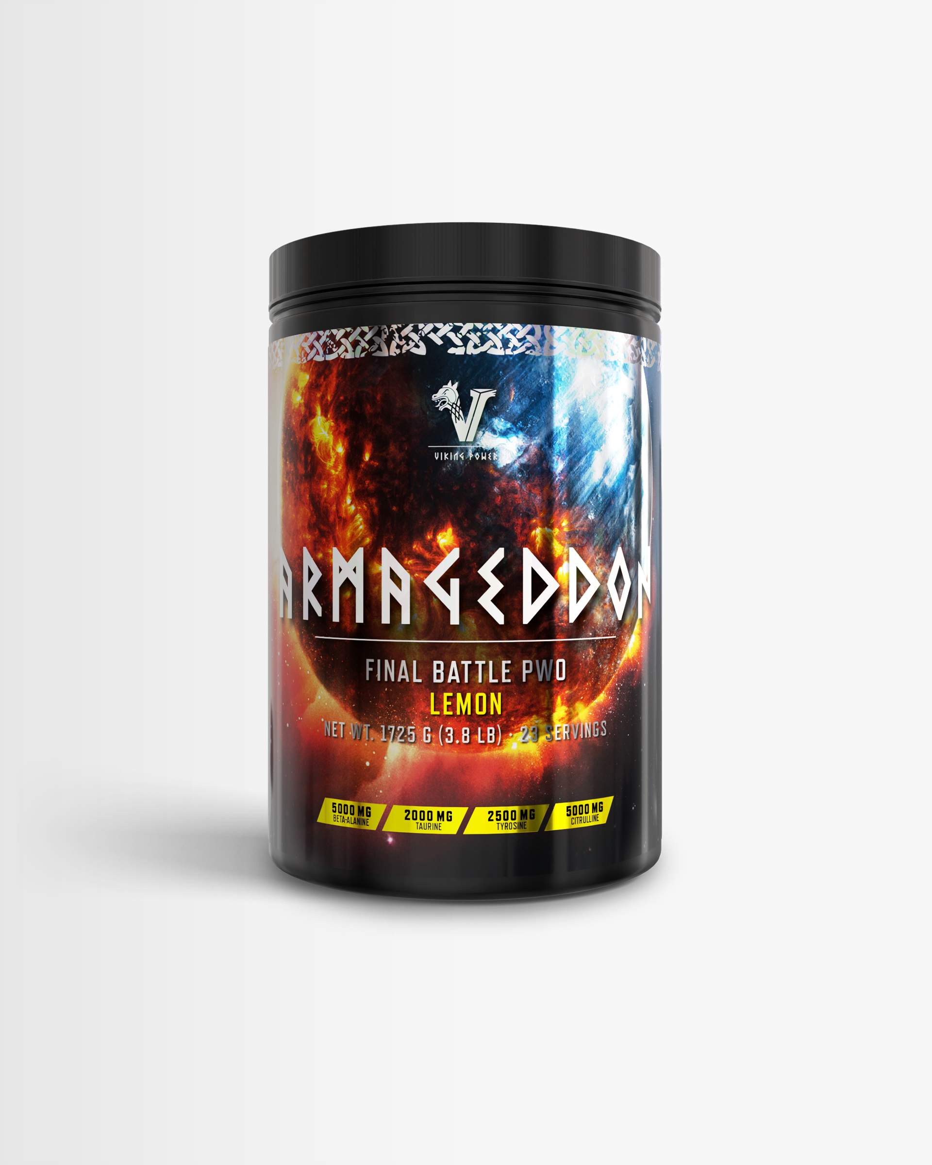2 x PWO Pre workout - Viking Power Armageddon - Lemon