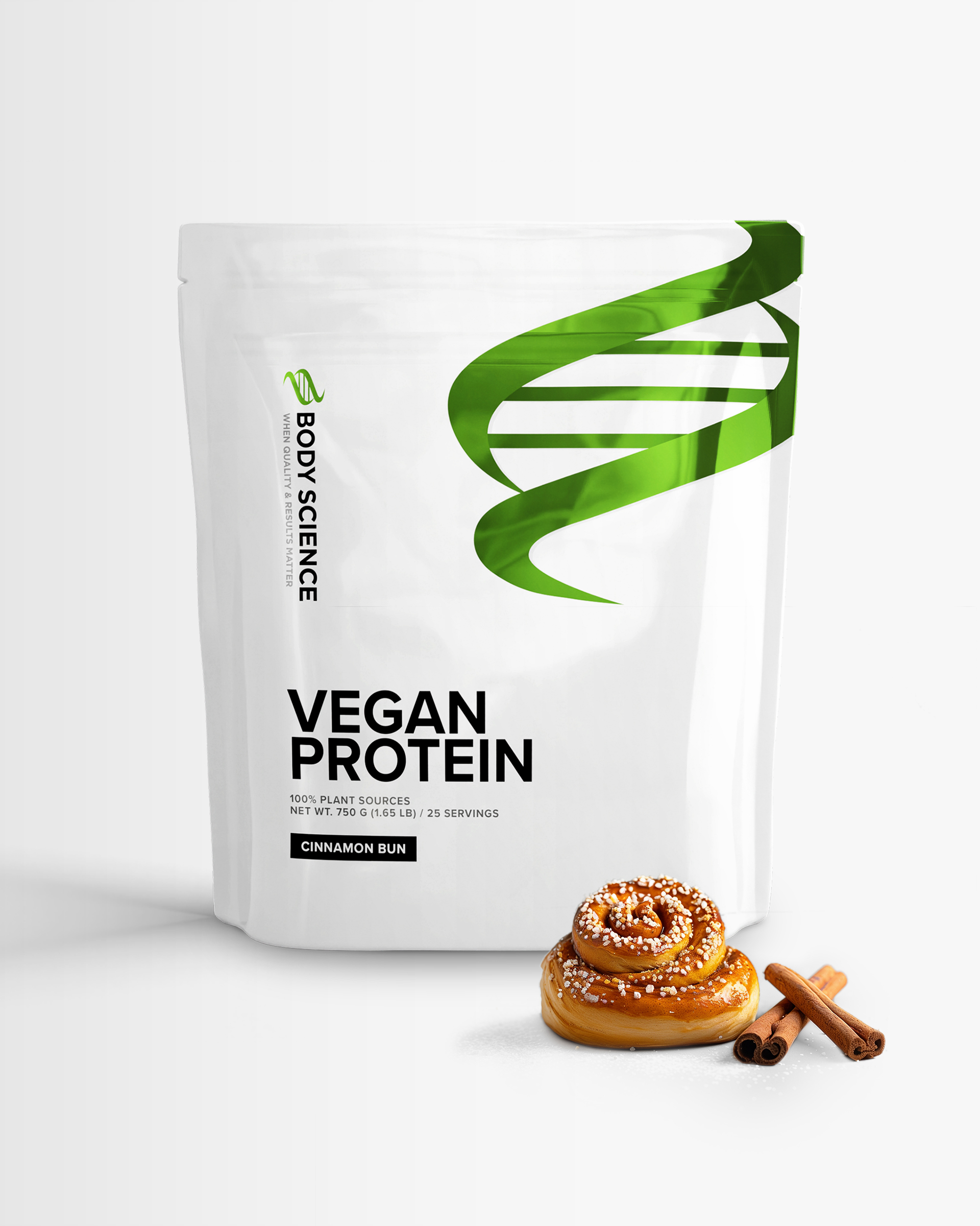 Vegan protein Body Science - Double Rich Chocolate