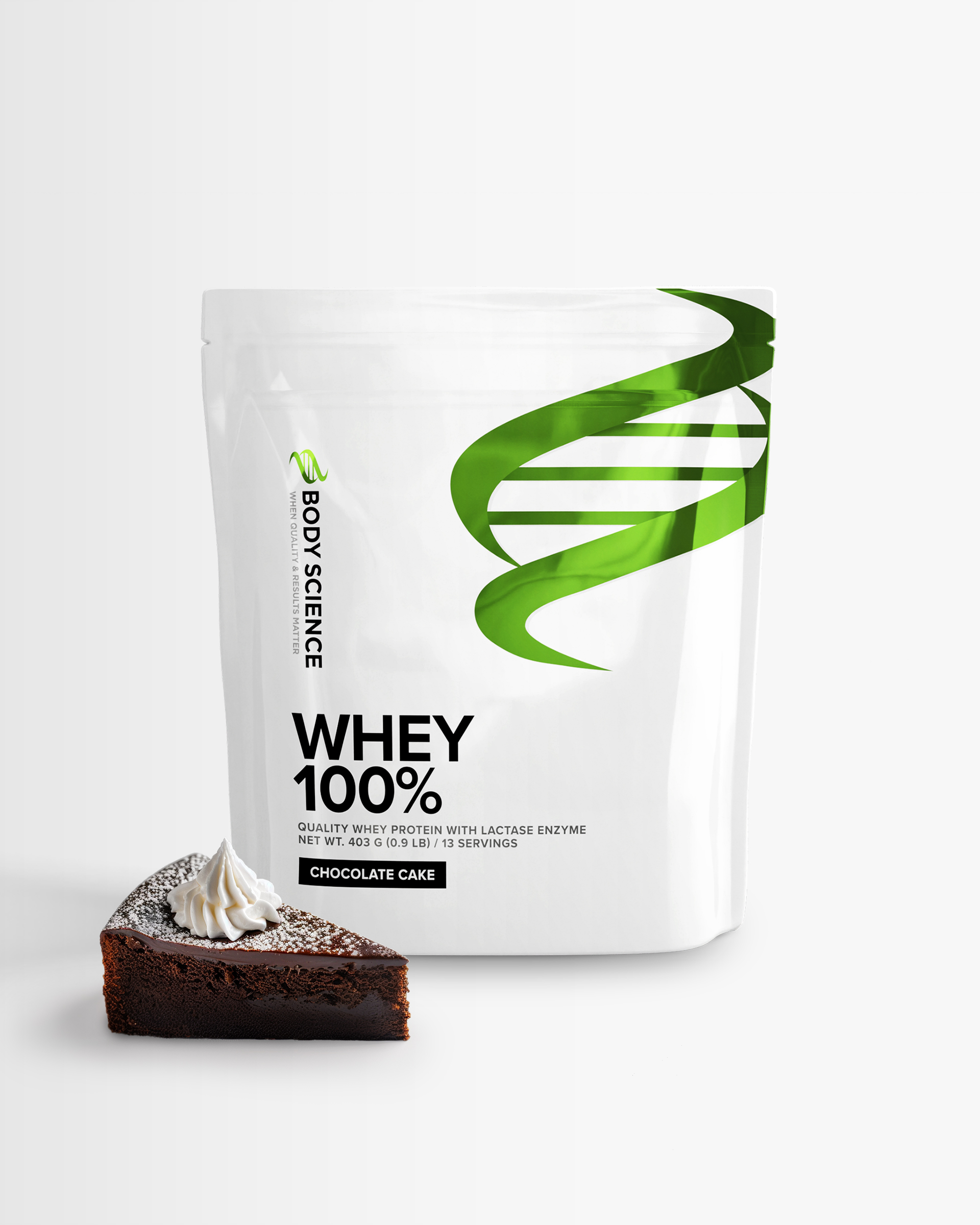 Body Science Whey 100% - 400 g - Chocolate Cake