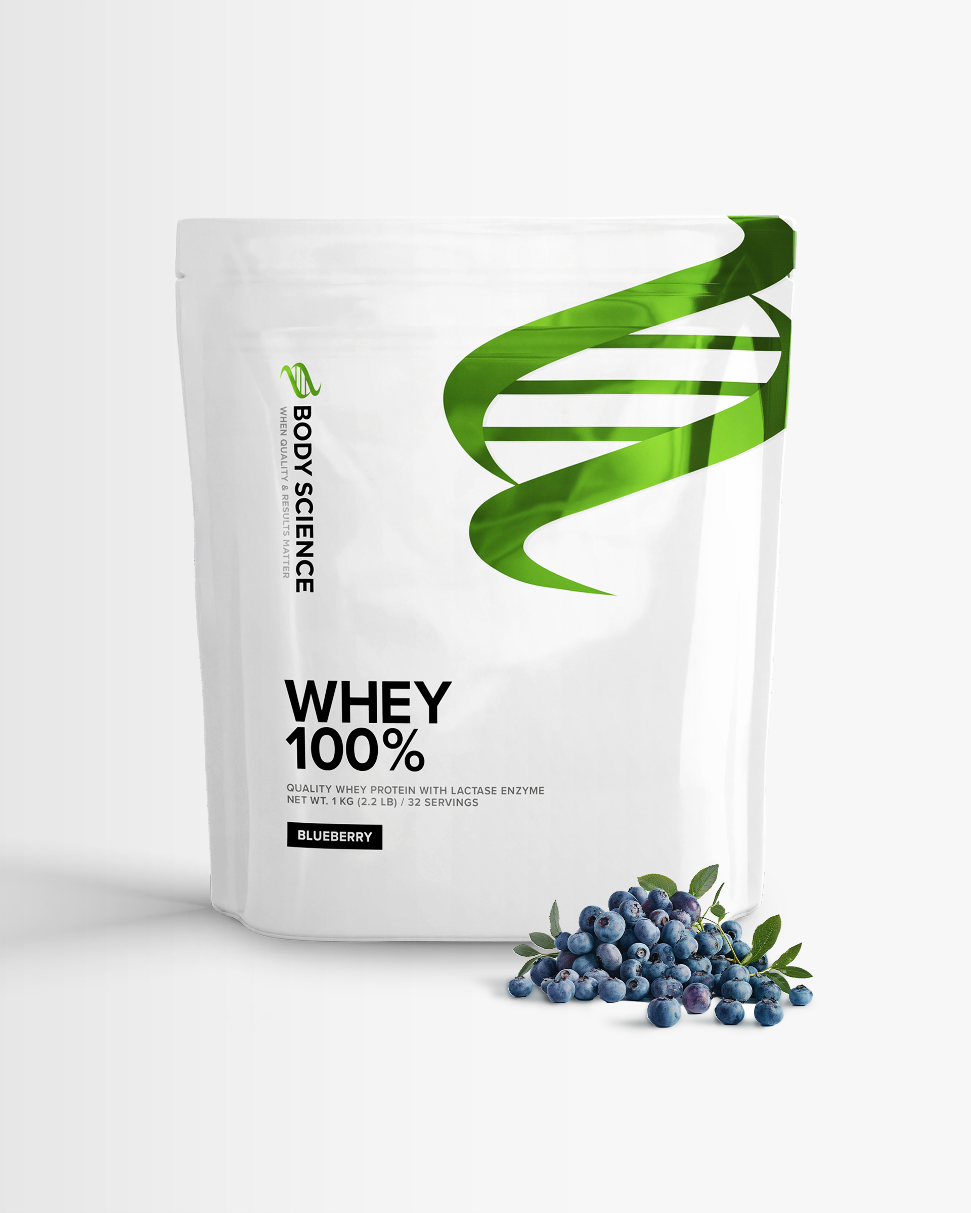 4 x Body Science 4st Whey 100% Blueberry