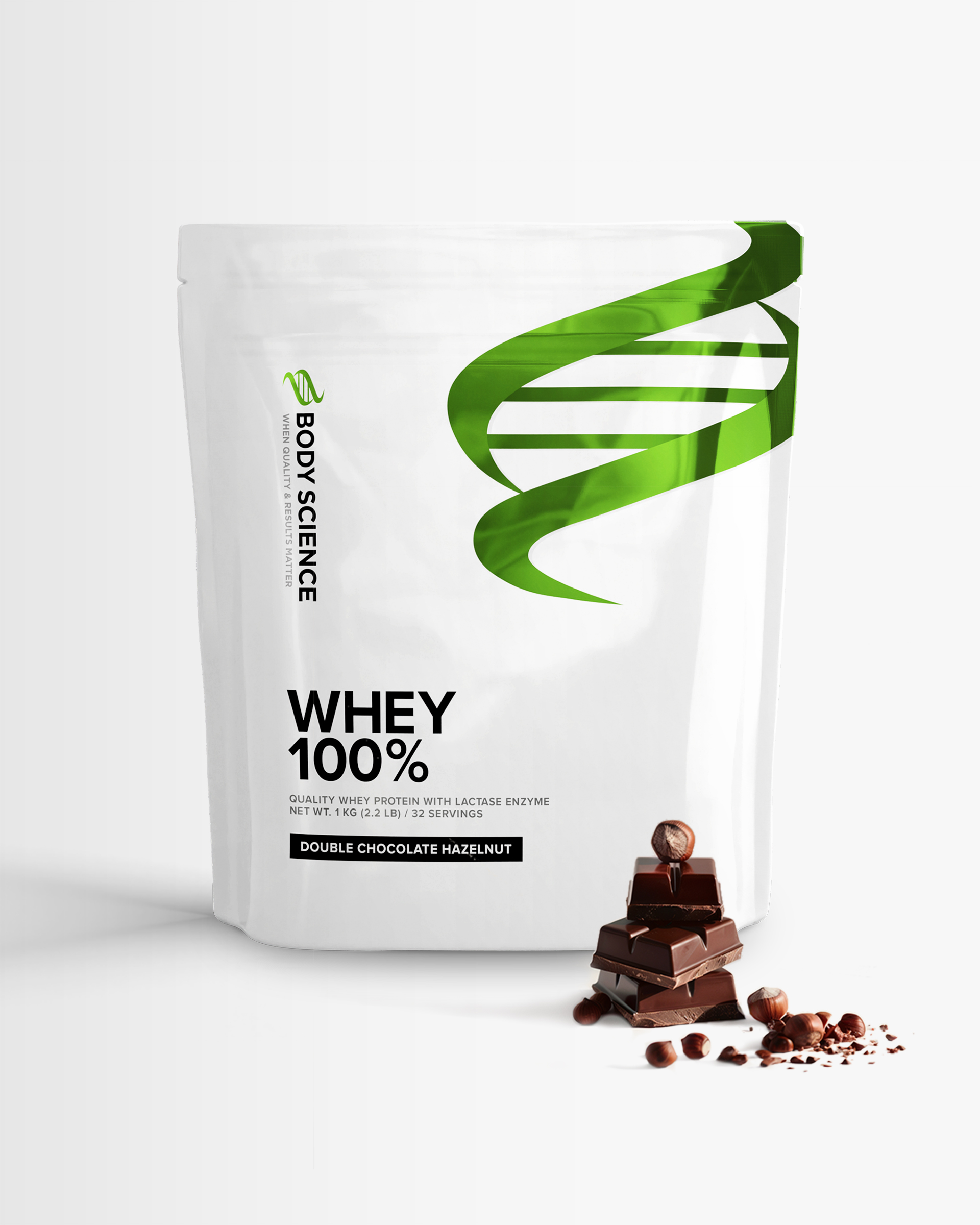 4 x Whey 100% - Double Chocolate Hazelnut
