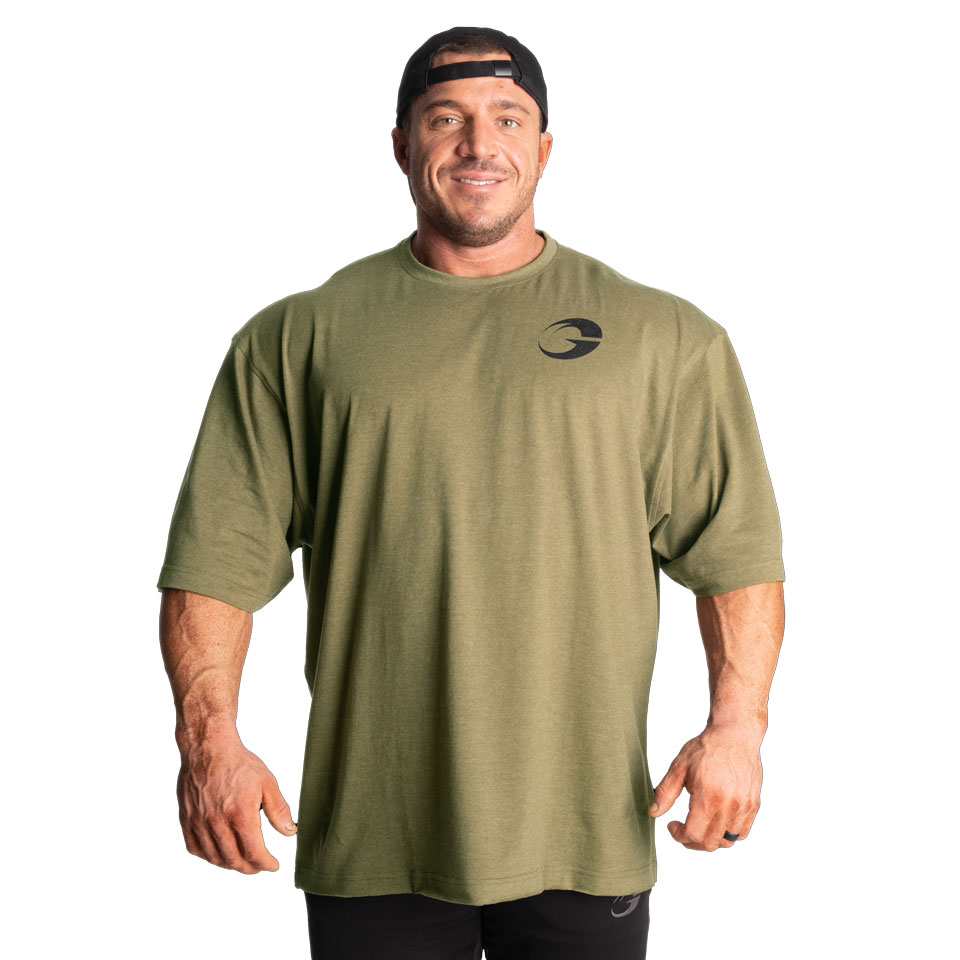 Division Iron Tee, Army Green Melange