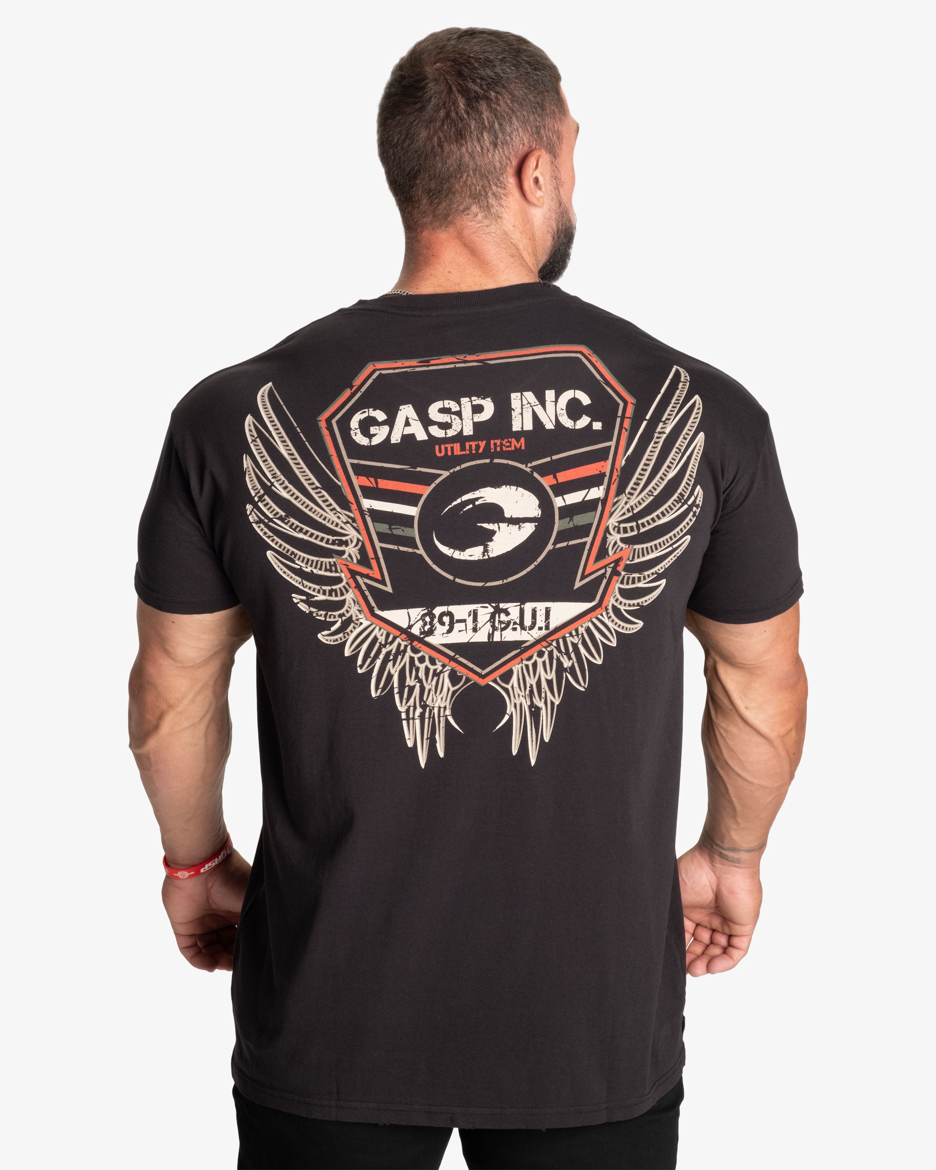 Utility Street Tee, Washed Black