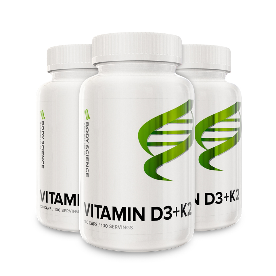 Vitamin D3+K2 Storpack 300 kapsler