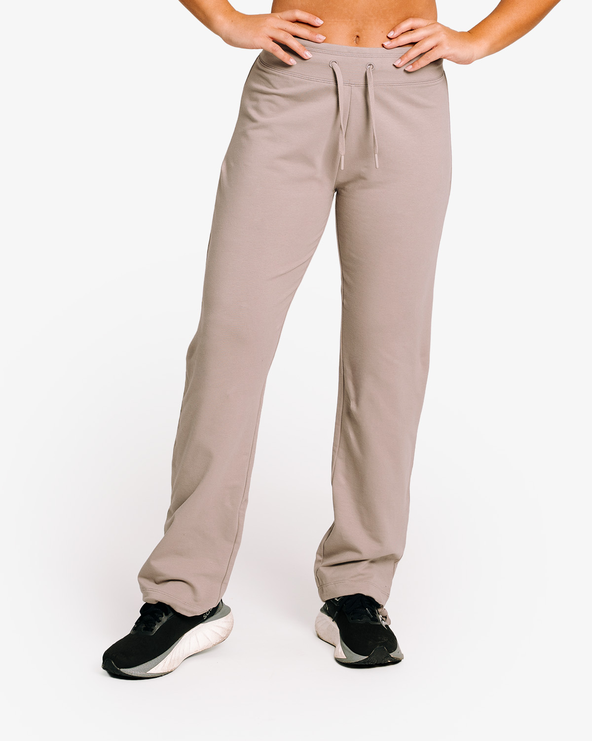 Jersey Pants Wmn Varsity, Taupe