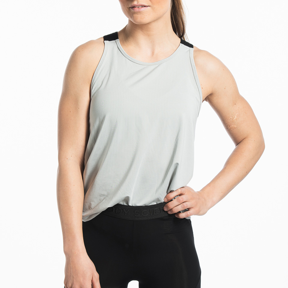 Bella Logo Tank Top, Grey