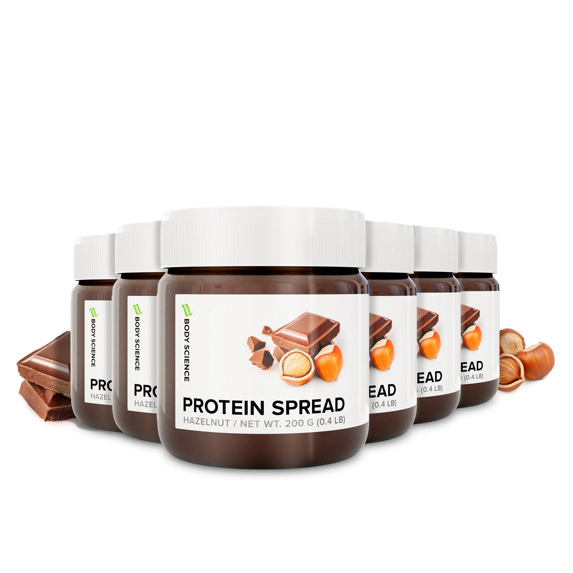 6 st Protein Spread - Hazelnut