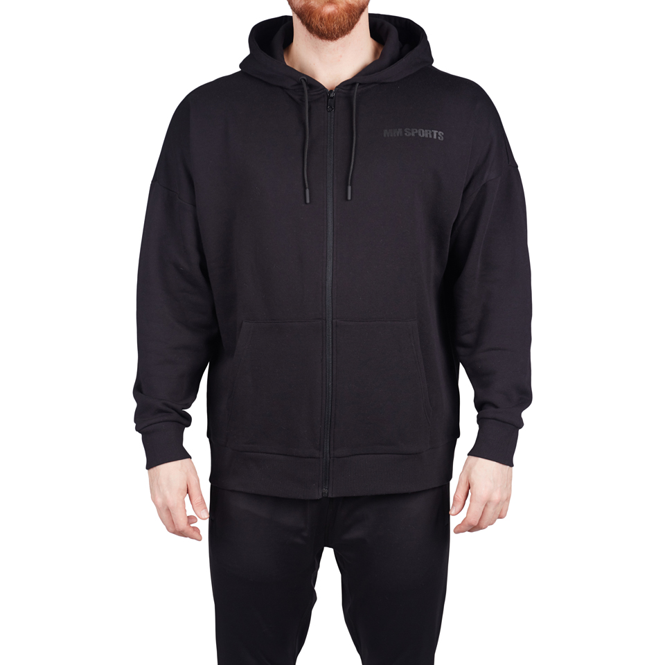 Oversized Hardcore Hoodie, Black