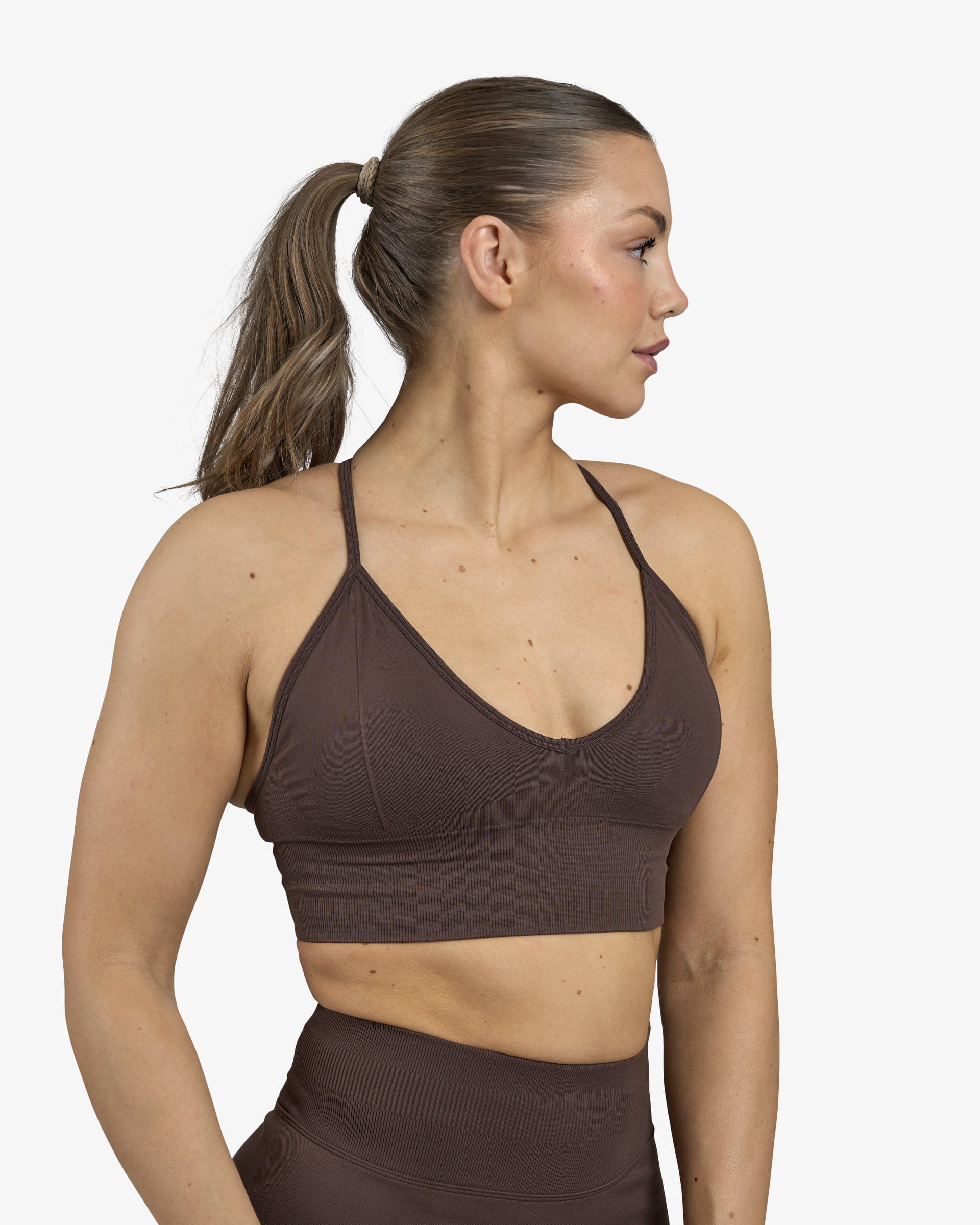 Seamless Bra V-shape, Mocha