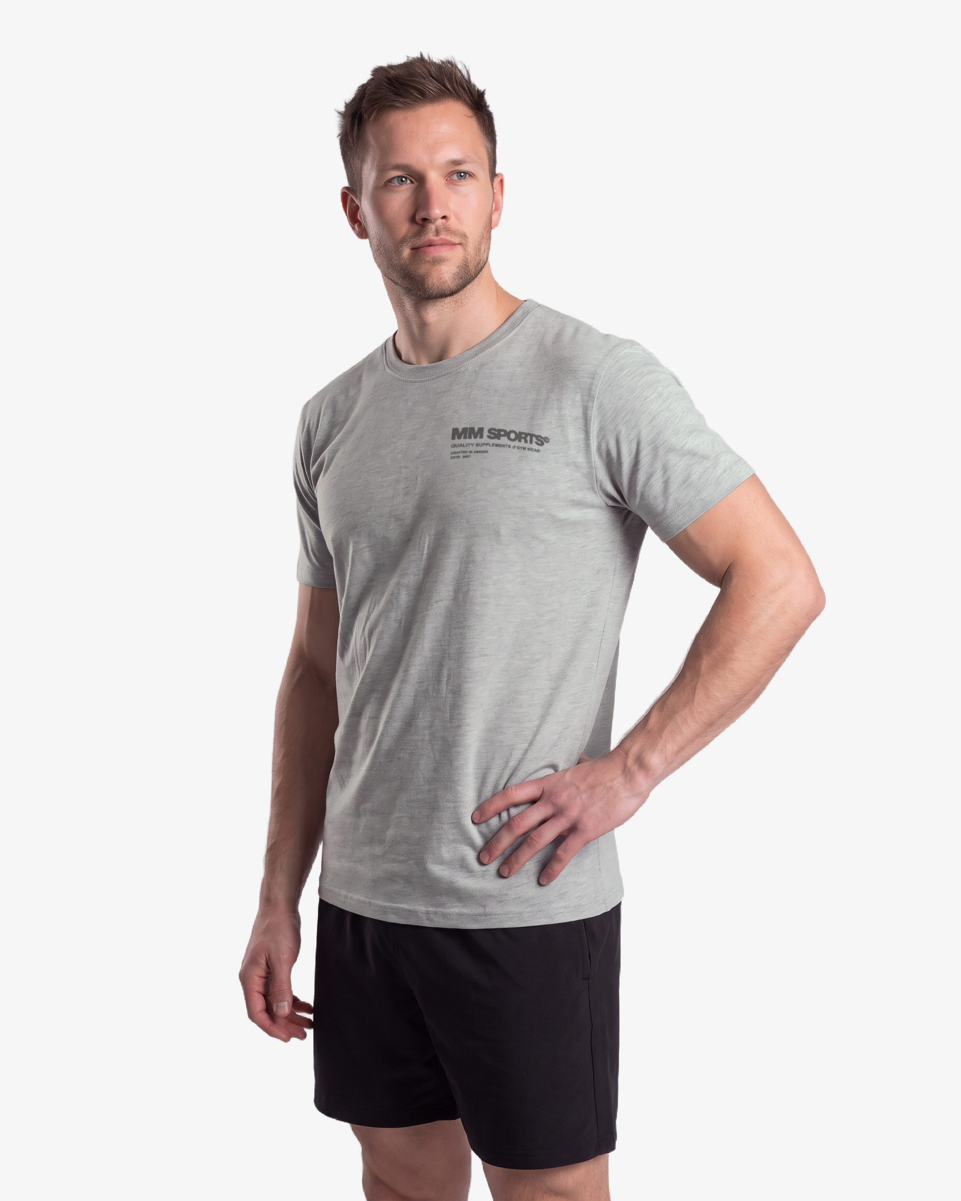 Classic T-Shirt QSG, Light Grey