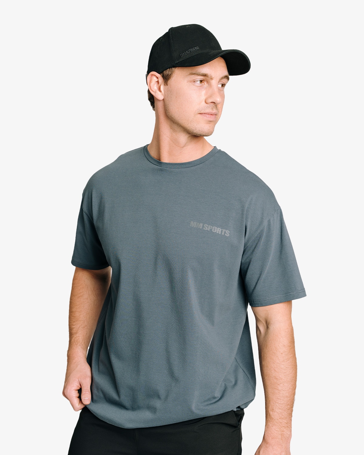 Oversize Hardcore T-Shirt, Faded Blue