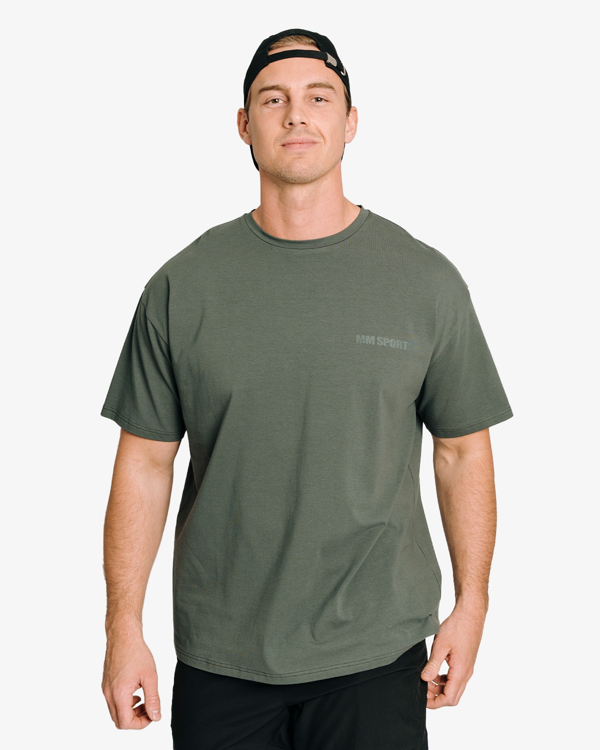 Oversize Hardcore T-Shirt, Faded Green