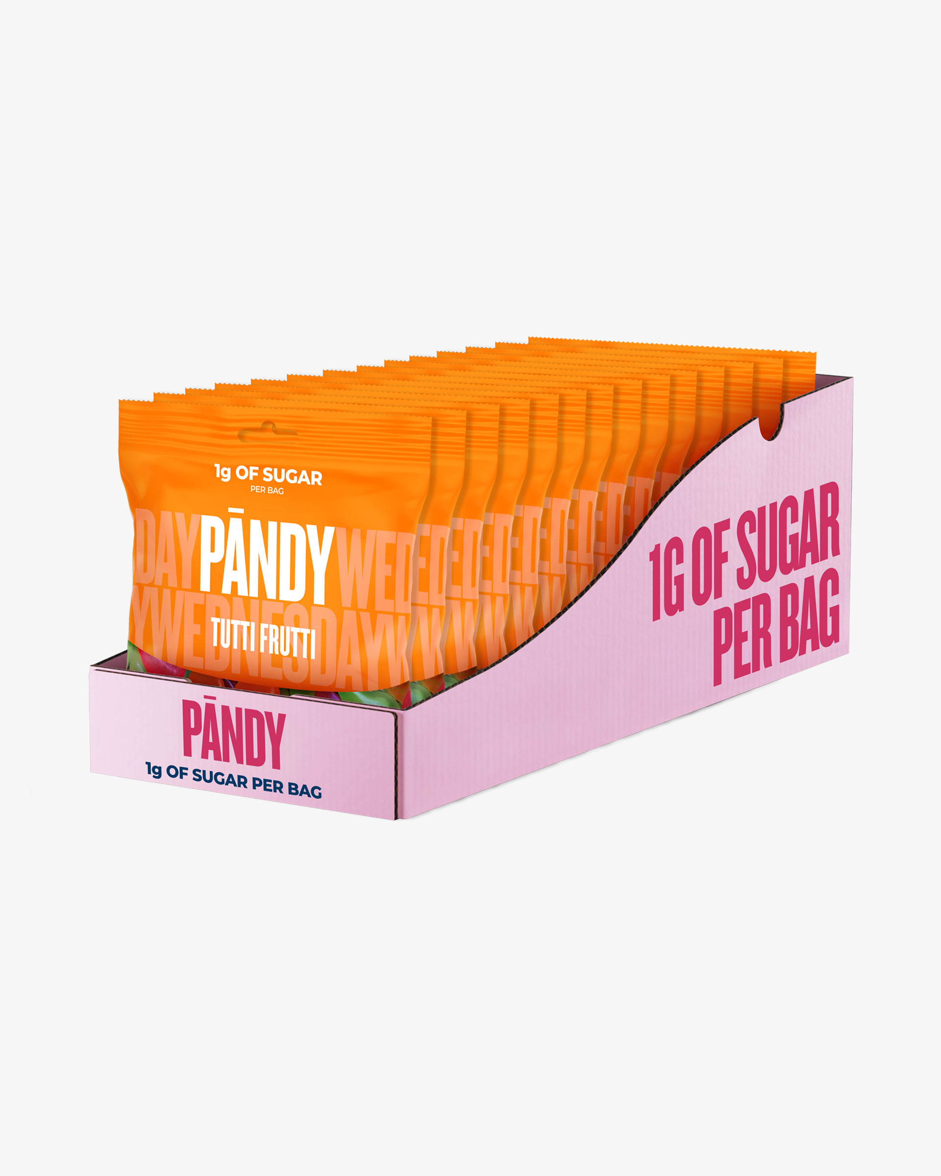 Candy Tutti Frutti - 14 stk hel eske