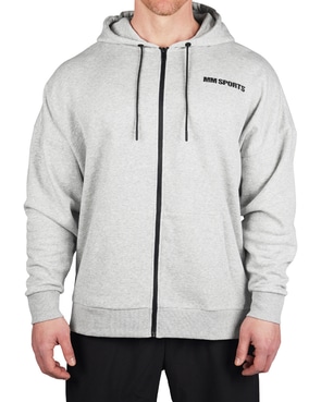 Oversized Hardcore Hoodie, Light Grey