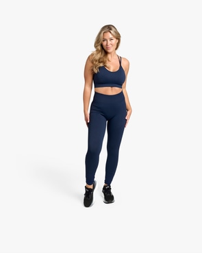 Seamless Tights, Iron Blue