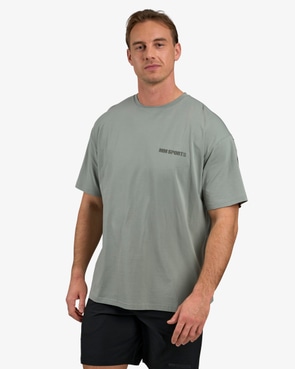 Oversize Hardcore T-Shirt, Soft Green