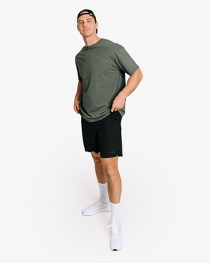 Oversize Hardcore T-Shirt, Faded Green