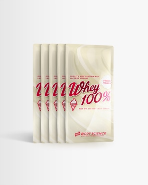5 st Whey 100% - Porsjonspose