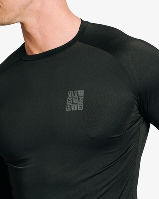 MM Sports Compression LS Tee, Black