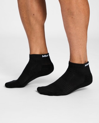 Low-Cut Socks 3-Pack, Black