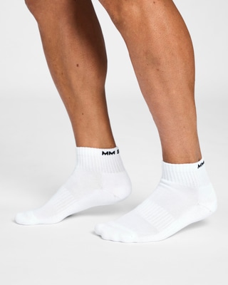 Low-Cut Socks 3-Pack, White