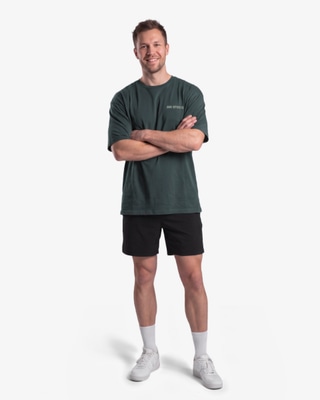 MM Sports Oversize Hardcore T-Shirt, DK Green