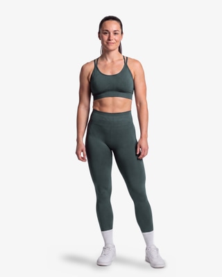 MM Sports Seamless Tights V2, Dk Green
