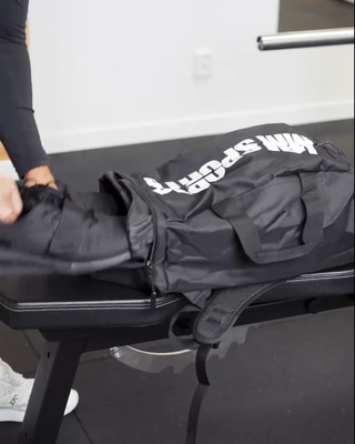 Ryggsekk med skooppbevaring