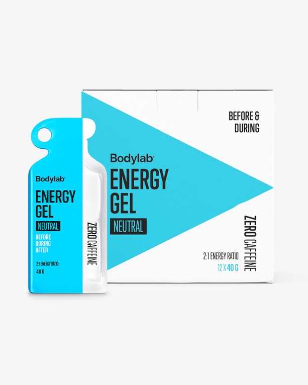 Energy Gel, Neutral (Zero Caffeine) - 12 stk hel eske