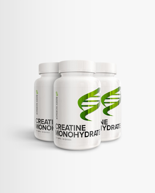 3 st Creatine Monohydrate - kapsler