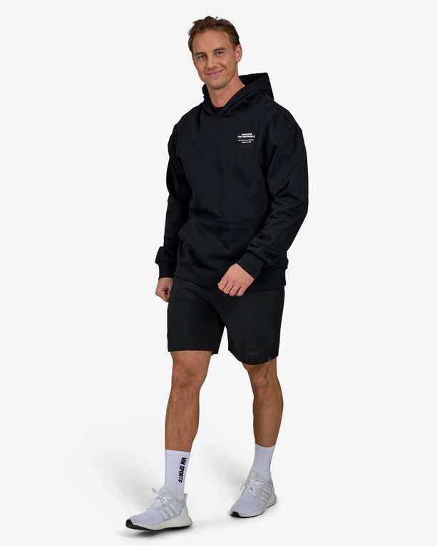Hoodie Engineered, Black