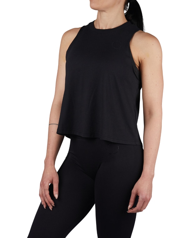 Tank High Neck, Black