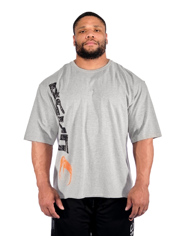 Iron Tee, Greymelange/Black