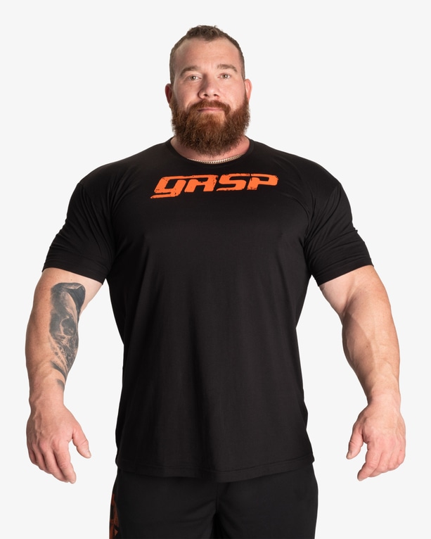 Legacy Gym Tee, Black/Flame