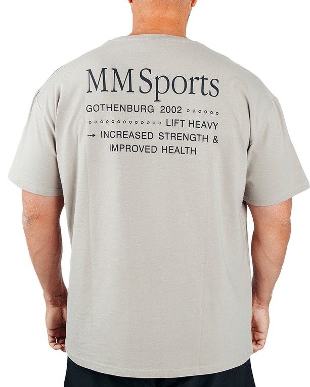 MM Sports Oversized T-Shirt EST 2002, Greige