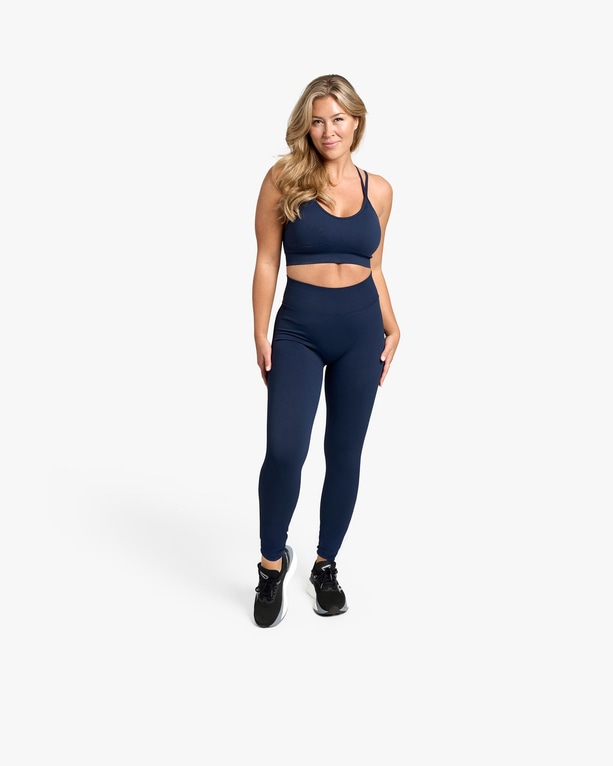 Seamless Tights, Iron Blue