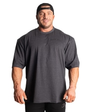 Division Iron Tee, Dark Grey Melange