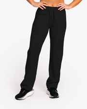 Jersey Pants Wmn Varsity, Black