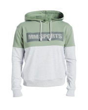 Block Hoodie Amber Green