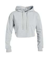 Clarissa Cropped Hoodie, Grey