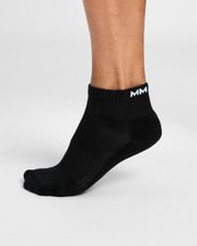 Low-Cut Socks 3-Pack, Black