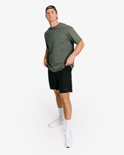 Oversize Hardcore T-Shirt, Faded Green